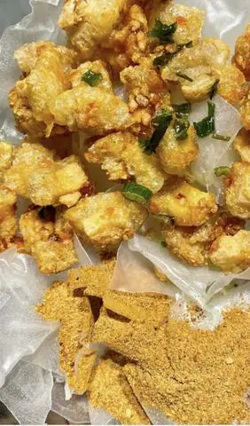 Hình ảnh trộn thập cẩm tóp mỡ