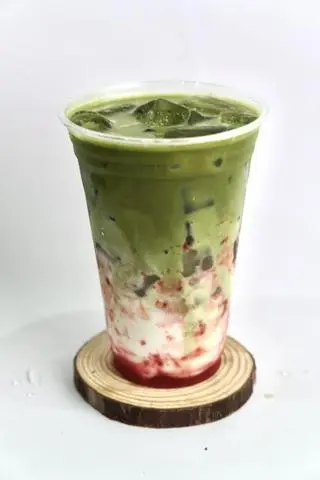 Hình ảnh Matcha phúc bồn tử