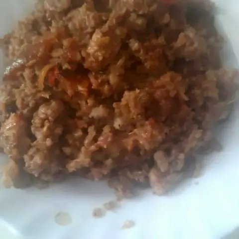 Hình ảnh Cơm thịt kho mắm ruốc