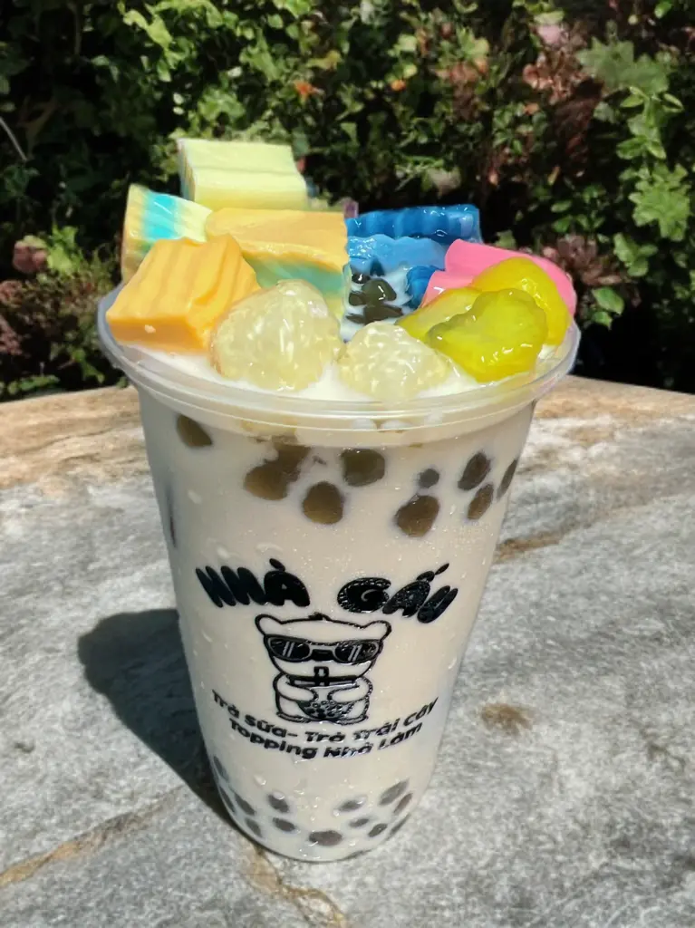 Hình ảnh Trà Sữa Full Topping 700ml