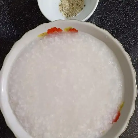 Hình ảnh cháo trắng muối tiêu