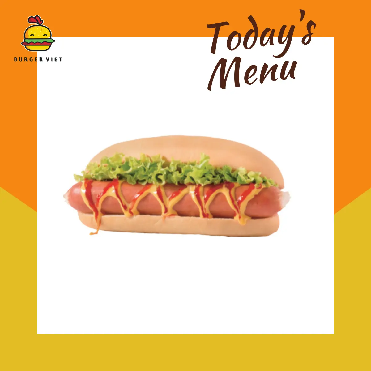 Hình ảnh Hotdog size nhỏ + Coca