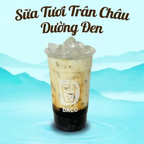 Hình ảnh Sữa tươi trân châu đường đen