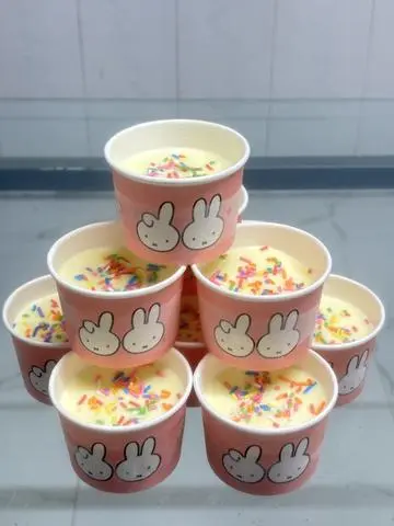 Hình ảnh Combo 5 ly kem dừa Sầu Riêng 80g