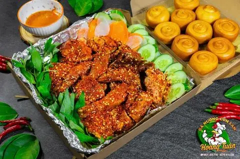 Hình ảnh 1 Gà Nướng Muối Ớt + 5 Bánh Bao 