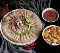 Hình ảnh Cơm thịt luộc cà pháo mắm nêm canh cua