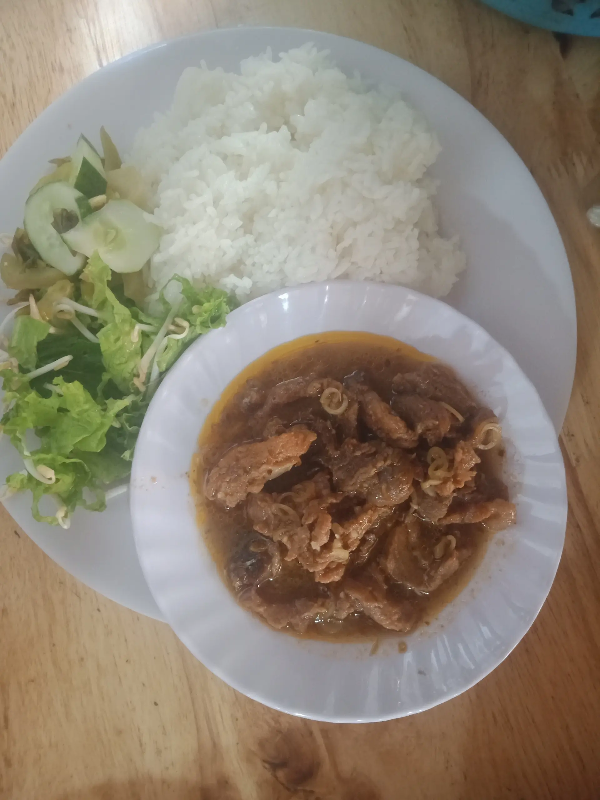Hình ảnh cơm bò xào xã 