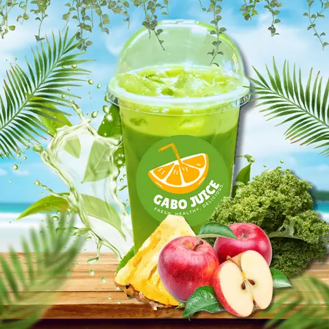 Hình ảnh Nước Ép Cải Xoăn Táo Thơm Detox - D3