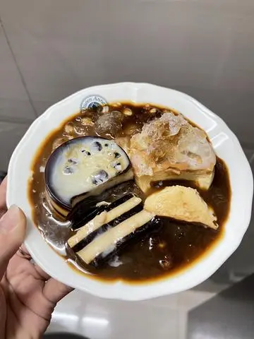Hình ảnh Bánh flan + rau câu flan cà phê - phần