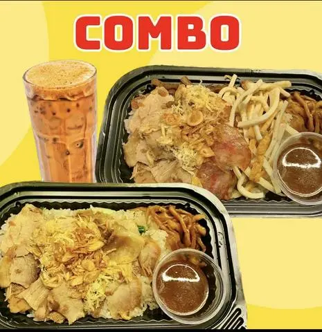 Hình ảnh 1 xôi xá xíu - 1 xôi xà bần - 1 cà phê sữa
