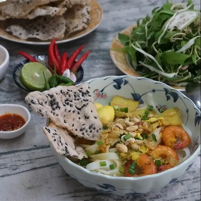 Hình ảnh Mì Quảng Tôm Thịt (đặc sản xứ quảng)