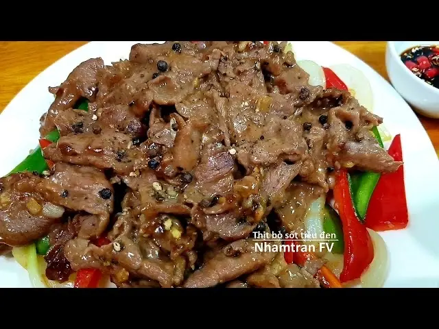 Hình ảnh Bò xào sốt tiêu đen