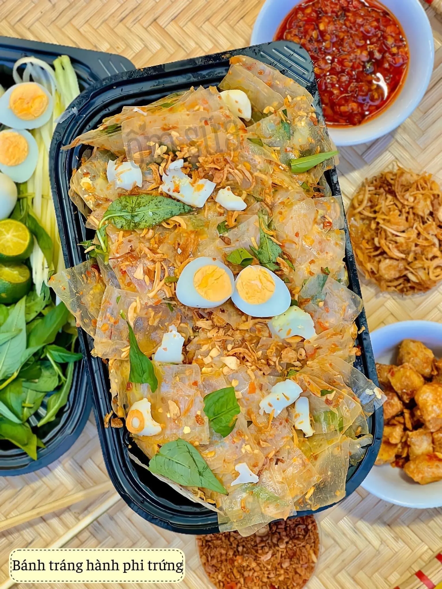 Hình ảnh Bánh Tráng Trộn Phơi Sương