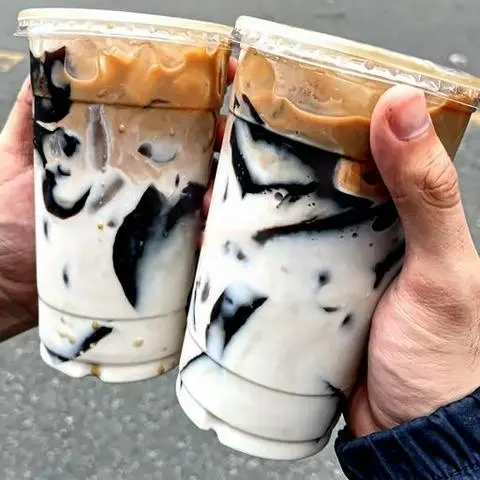 Hình ảnh Sữa tươi cà phê sương sáo