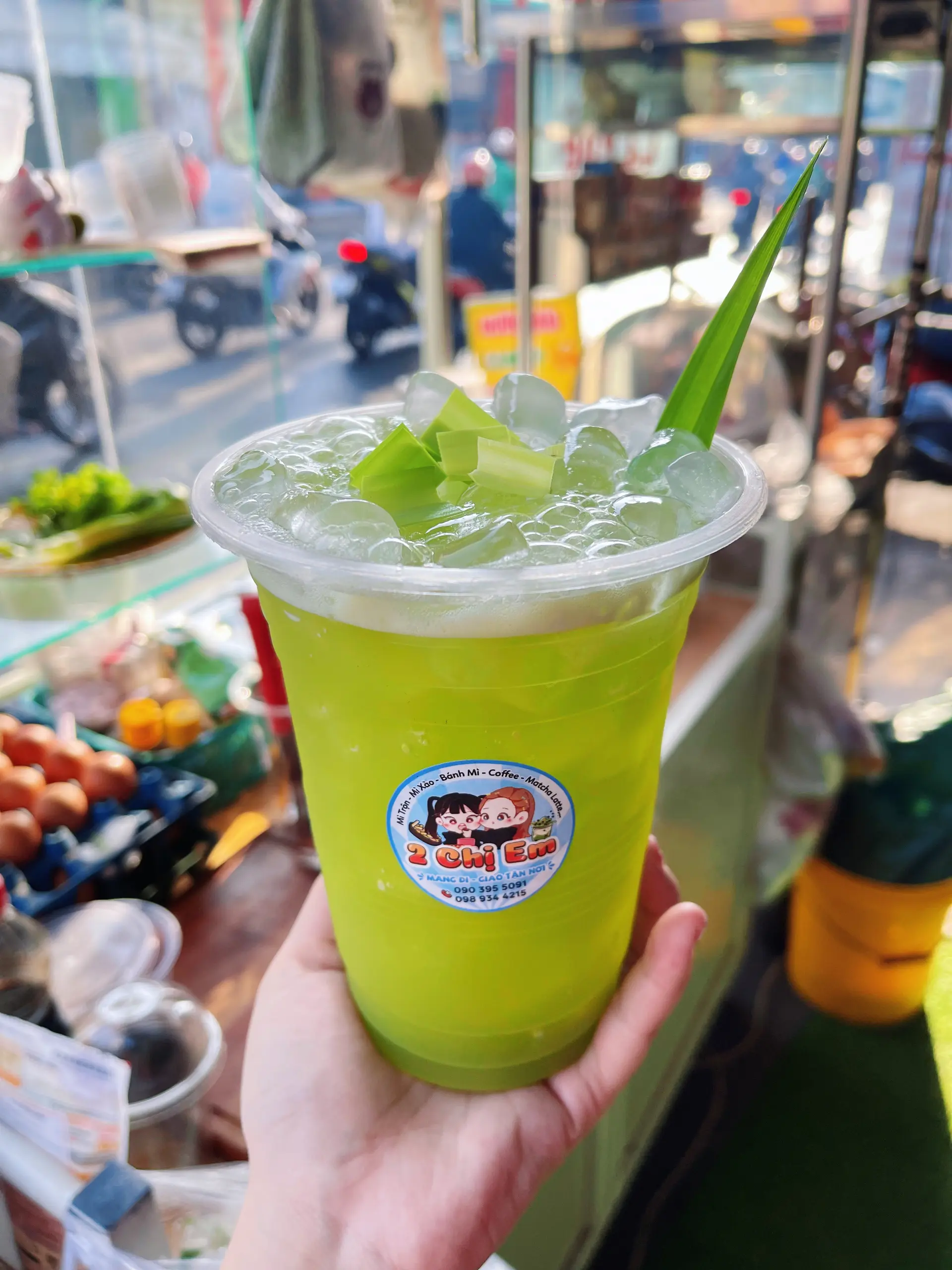 Hình ảnh Nước Mía Lá Dứa