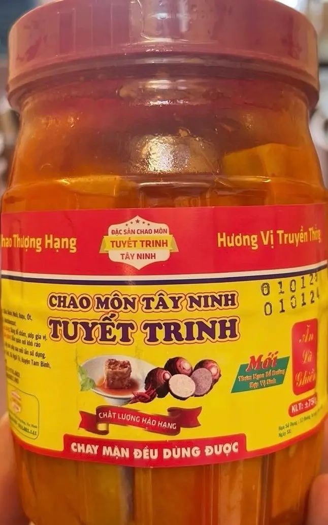 Hình ảnh Chao Môn Núi Bà Tây Ninh 750g 