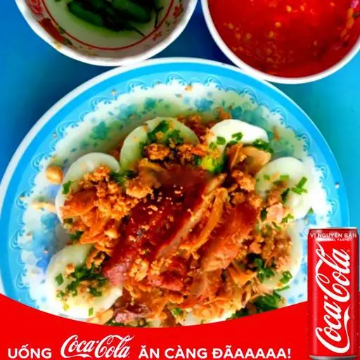 Hình ảnh Combo bánh bèo và cocacola