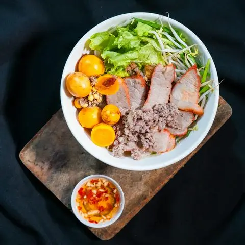 Hình ảnh Miến trộn xá xíu thịt bằm
