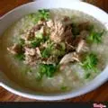 Hình ảnh Cháo gà đậu xanh