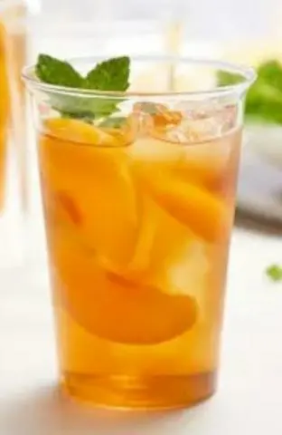Hình ảnh Trà đào ly khổng lồ