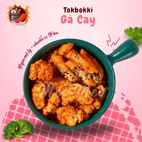 Hình ảnh Tokbokki Gà cay