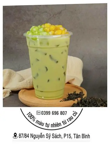 Hình ảnh Trà sữa thái xanh