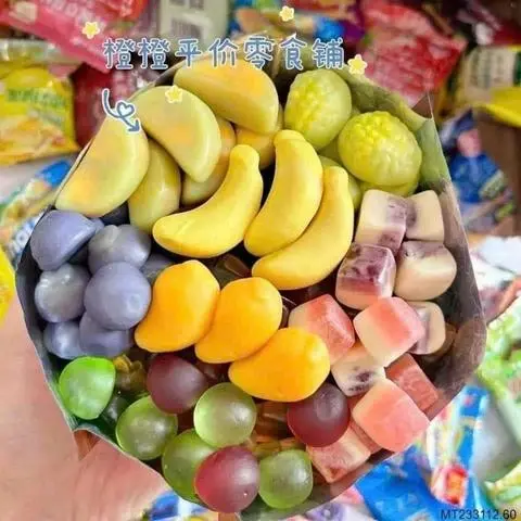 Hình ảnh 5 gói Kẹo bóc vỏ pandaa mix vị ngẫu nhiên