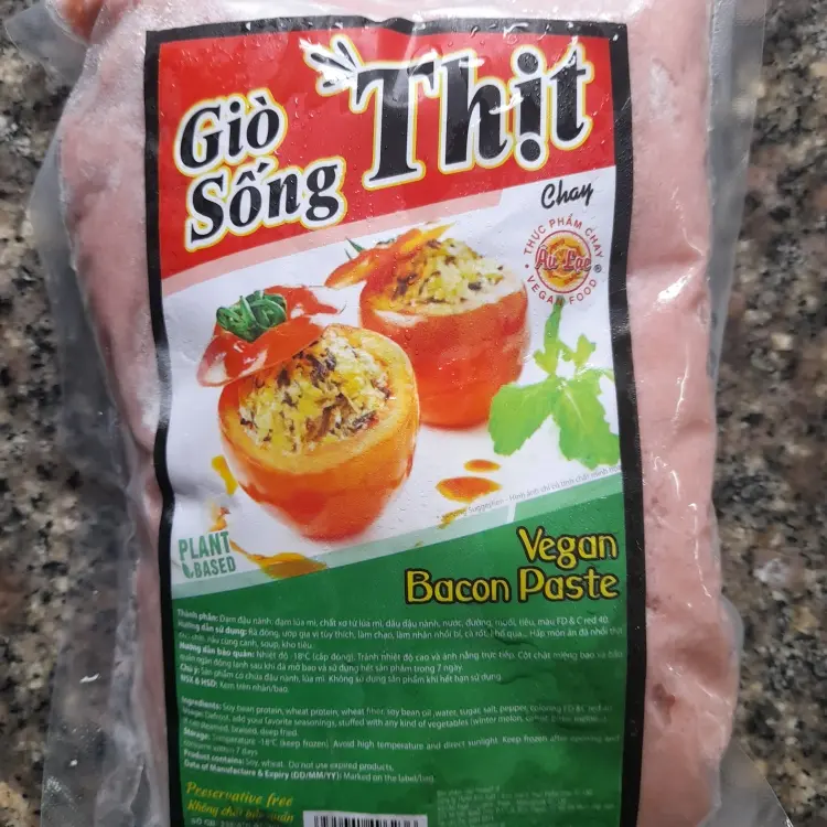 Hình ảnh Giò sống thịt chay 500g