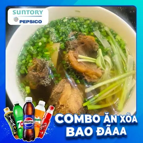 Hình ảnh Combo Phở Sườn Bò + Nước Ngọt SPVB