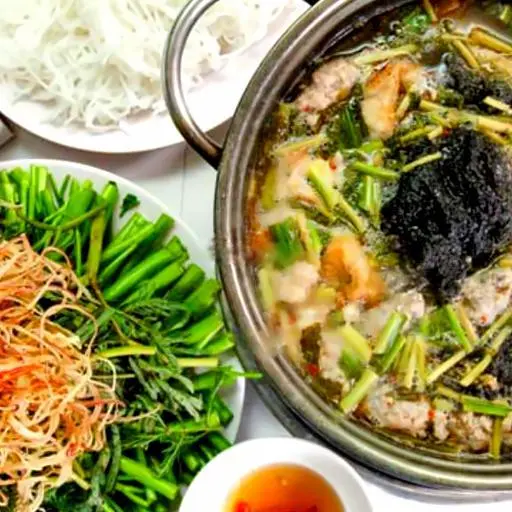 Hình ảnh Lẩu ếch chua cay măng chua 