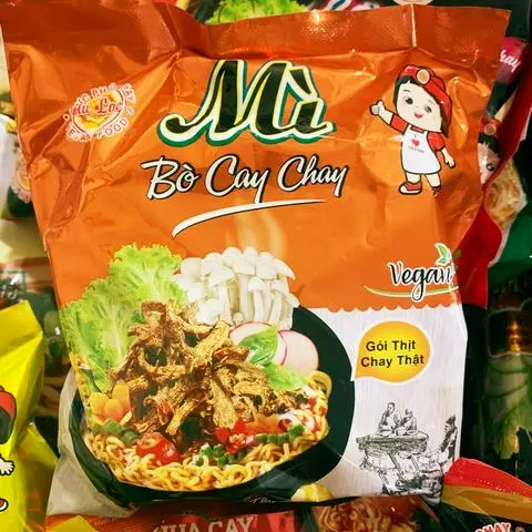 Hình ảnh Mì bò cay chay - gói