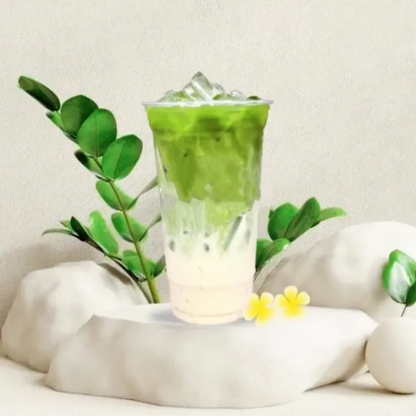 Hình ảnh Latte Thái Xanh (500ml)