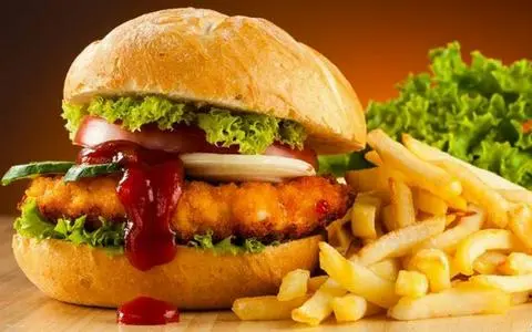 Hình ảnh Hamburger Gà Sốt Hàn Quốc 
