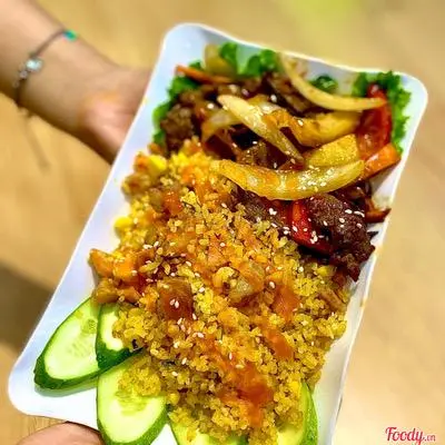 Hình ảnh cơm chiên dương châu bò