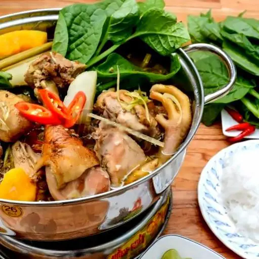 Hình ảnh Lẩu Gà Nòi hầm sả