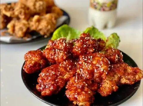 Hình ảnh gà viên sốt ngọt - 8 viên