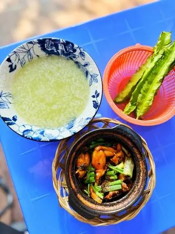 Hình ảnh cháo ếch 1 p 2 con