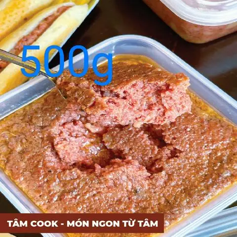Hình ảnh Pate Cột Đèn hộp 500g kèm 10 vỏ que