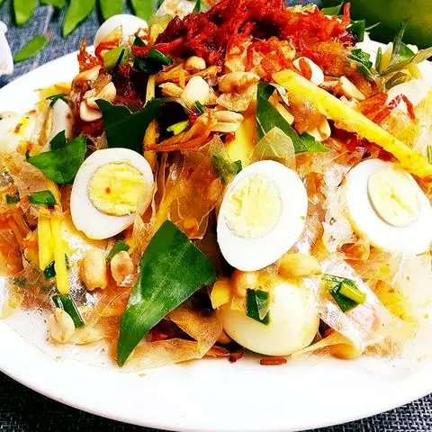 Hình ảnh bánh tráng trộn
