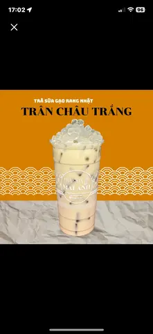 Hình ảnh Trà Sữa Gạo Rang Trân Châu Trắng