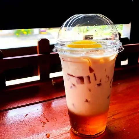 Hình ảnh Trà đào sữa