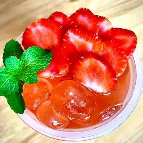 Hình ảnh Trà dâu tây tươi