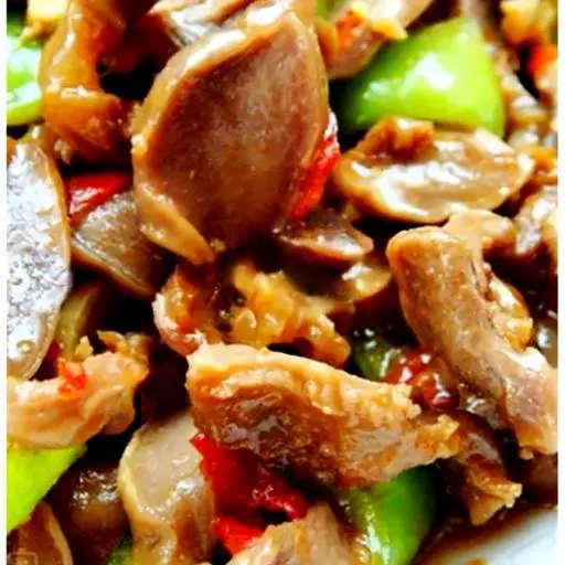 Hình ảnh Mề gà sốt Thái