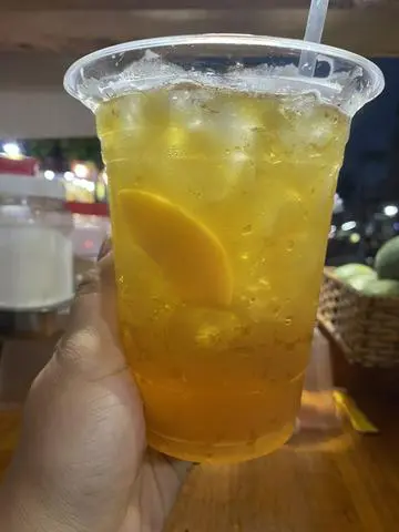 Hình ảnh Trà Đào Có Luôn Miếng Đào 