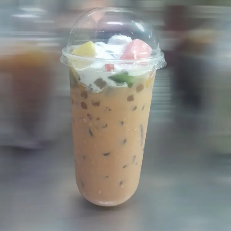 Hình ảnh Trà sữa Thái đỏ full topping L