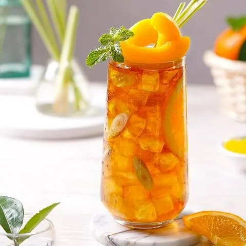 Hình ảnh TRÀ ĐÀO DẦM CÓ MIẾNG