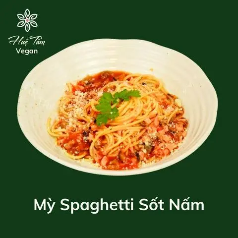 Hình ảnh Mì Spaghetti Sốt Nấm