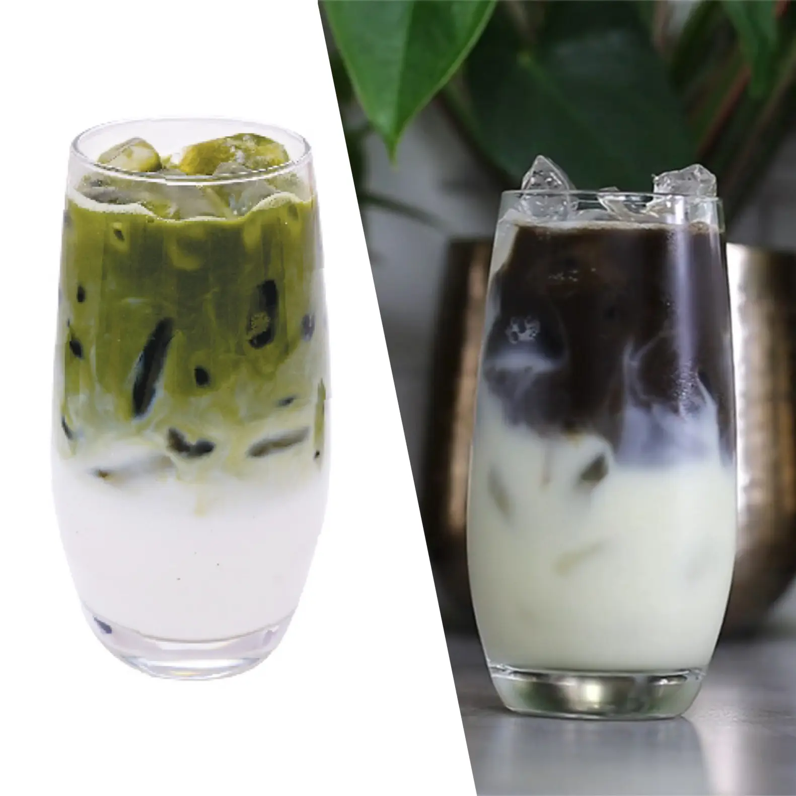 Hình ảnh Combo Genmaicha Latte + Houjicha Latte