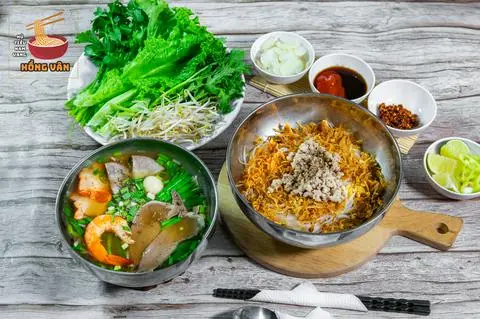 Hình ảnh mì nam vang khô