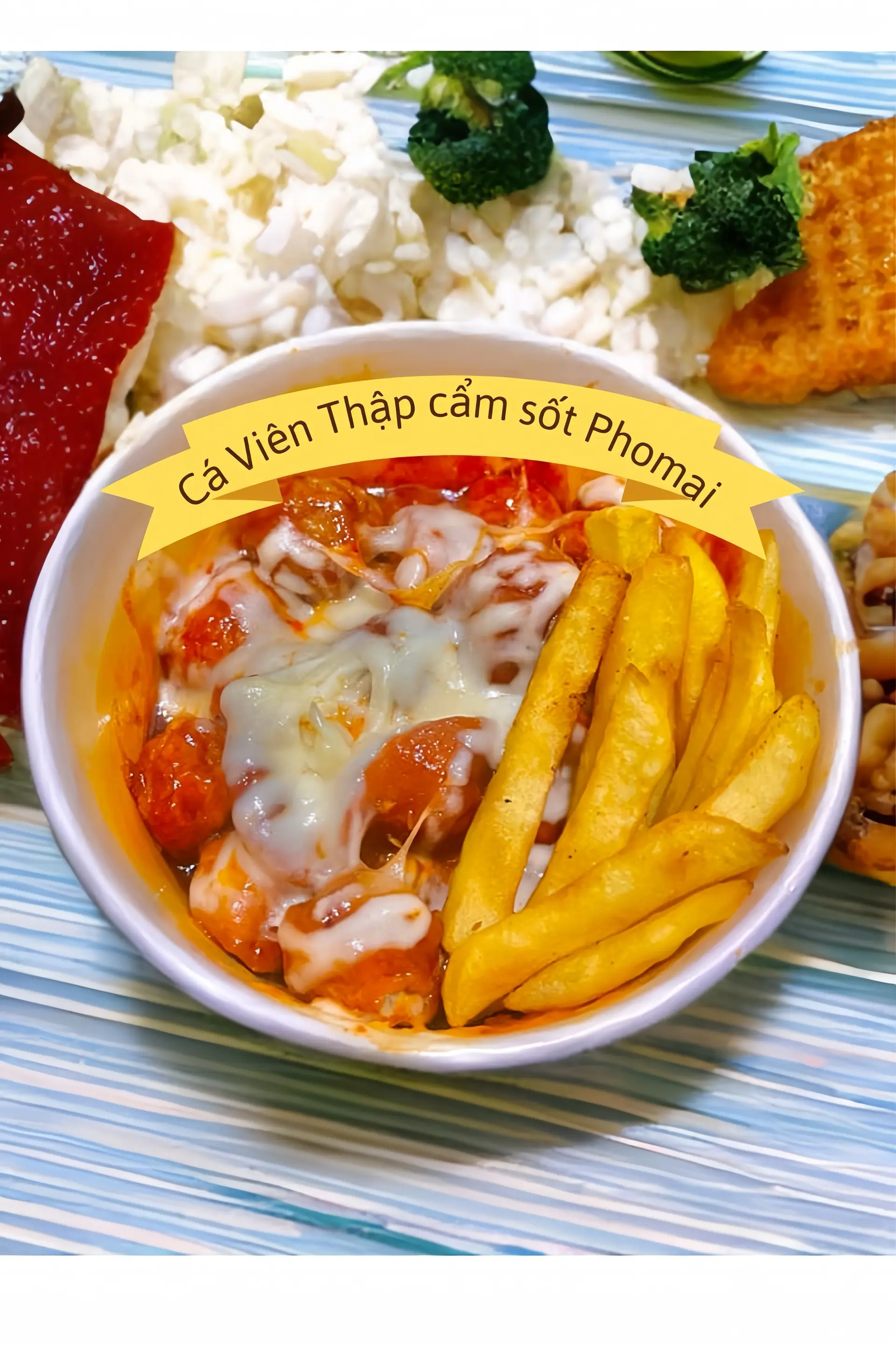 Hình ảnh Viên Thập Cẩm Sốt Cay Phô Mai
